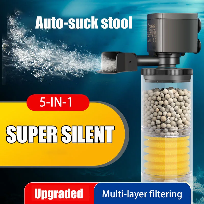 Marine Aquarium Wave Maker - 220V 50Hz Stille Filter voor Aquarium