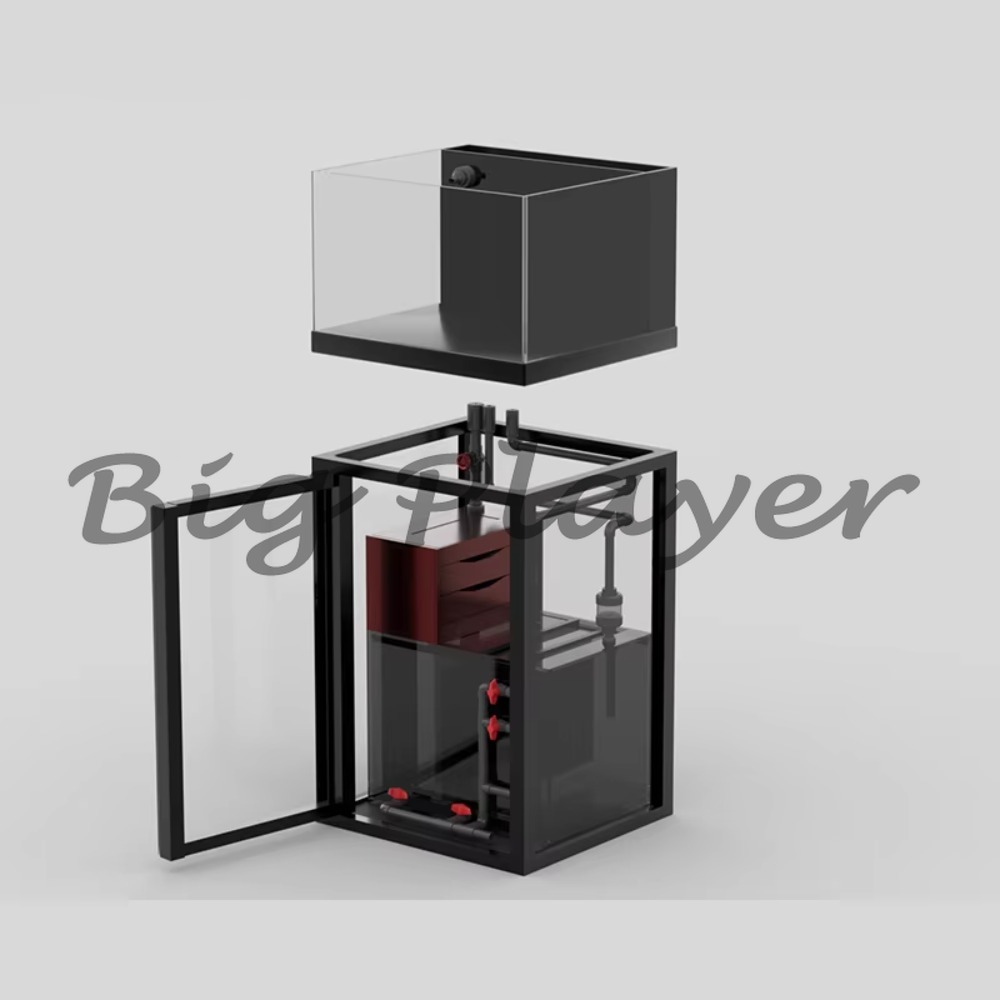 Glazen mini zoutwater aquarium - Aquarium Marine Salt recensie en prijs