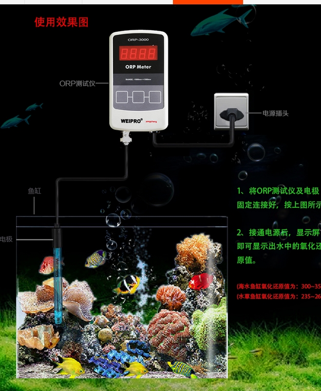 AQUARIUM ORP-meter WEIPRO ORP  - Marine Aquarium Orp recensie en prijs