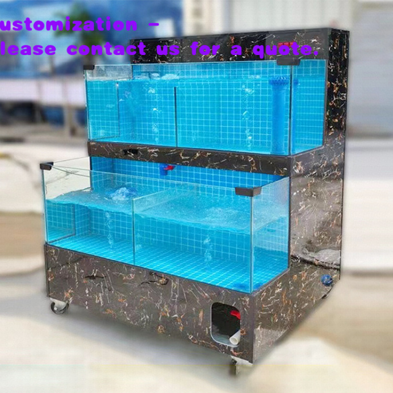 Op maat gemaakte grote aquariu - Aquarium Marine Salt recensie en prijs