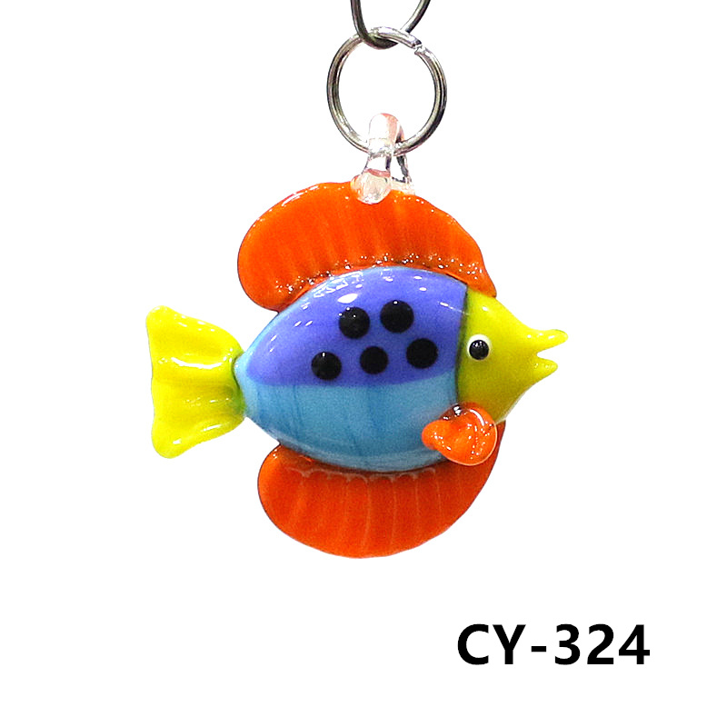 Kleurrijke miniatuur glazen vi - Marine Aquarium Orp recensie en prijs