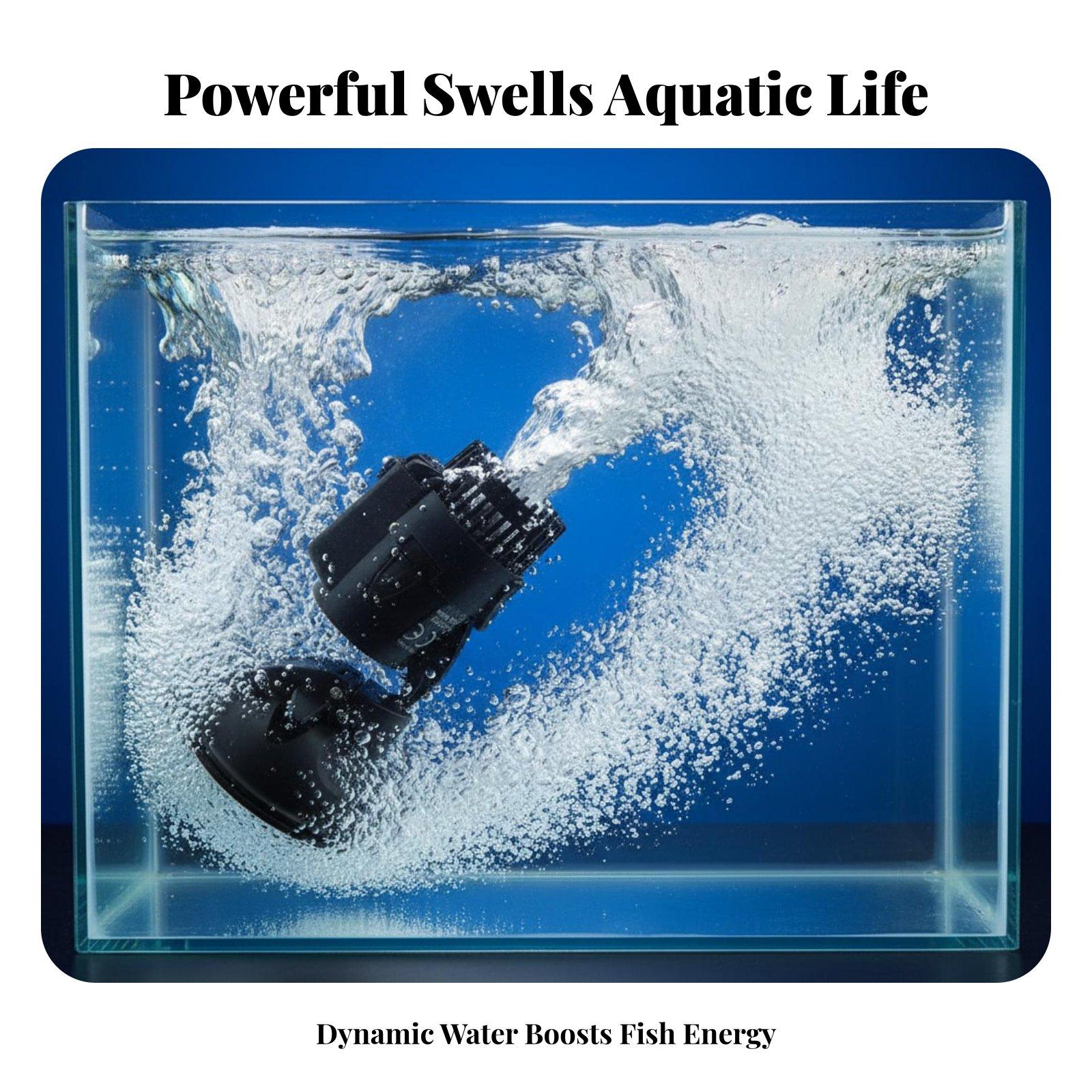 Stille aquariumwaterpomp, golf - Marine Aquarium Wave Maker recensie en prijs