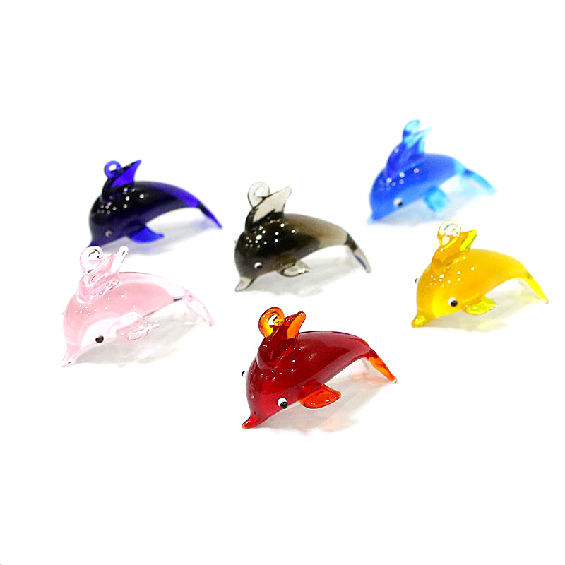 Schattige dolfijn charm glazen - Marine Aquarium Orp recensie en prijs