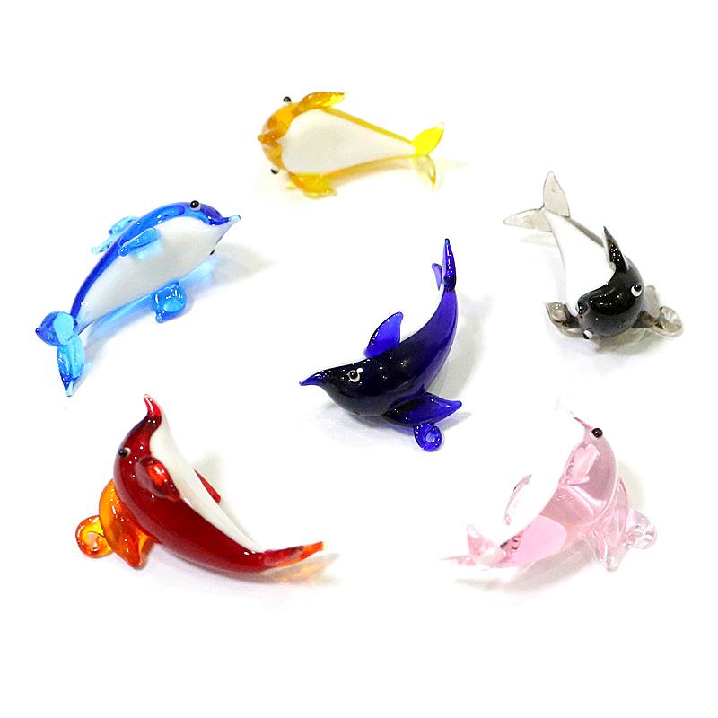 Schattige dolfijn charm glazen - Marine Aquarium Orp recensie en prijs
