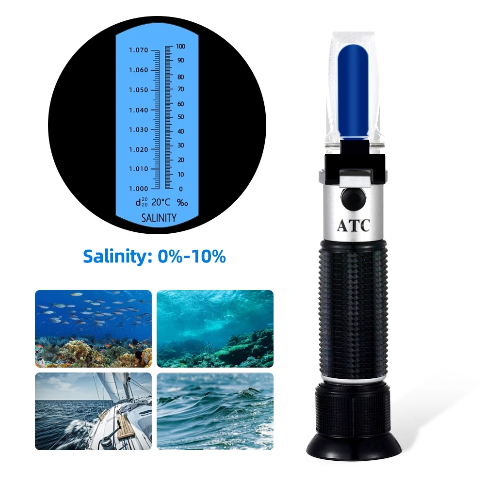Zoutgehalte Refractometer 0-10 - Aquarium Marine Salt recensie en prijs