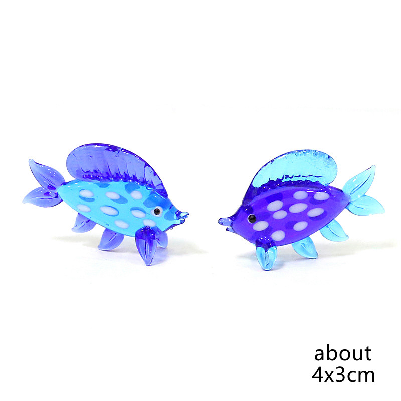 2 stuks blauw Murano-glas zeev - Marine Aquarium Orp recensie en prijs
